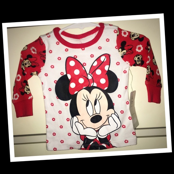 •Baby girl 2-piece Minnie Mouse Outfit🎈 NWT🎈 - Picture 2 of 3